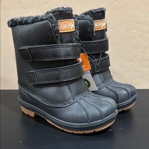 Cat & Jack Black Winter Boots. New with tags. Waterproof. Kids/Toddler size 11.